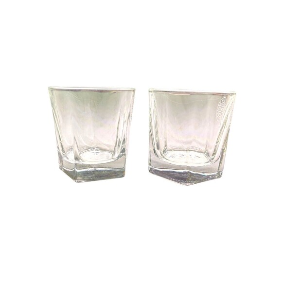 2 Vintage Dewars Glasses Scotch Whisky Low Ball Glass Rocks Libbey Duratuff - Picture 4 of 8